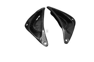 Carbon Seitenverkleidung im Rahmen für Yamaha YZF-R6 1999-2002 Carbon+Fiberglas | Köper | Glossy