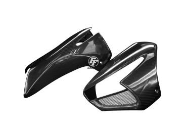 Carbon Seitenverkleidung mit Blinkeraussparung für Suzuki B-King 1300 2007-2011 Carbon+Fiberglas | Köper | Glossy