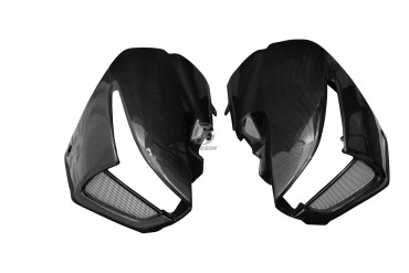 Carbon Side Fairing with indicator cut-outs for Suzuki B-King 1300 2007-2011 Carbon+Fibreglass | Plain Weave | Glossy