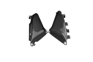 Carénage Latéral au-dessous cadre Carbone pour Ducati Monster 696 / 796 / 1100 / 1100 EVO 100% Carbone | Toile Contraignant | Brillant