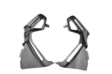 Carbon Side Panels below Seat (Cover) for Ducati Multistrada V4 2021- Carbon+Fibreglass | Twill Weave | Matt