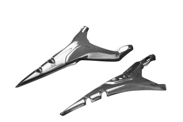 Carbon Side Panels below Seat for Ducati Panigale V4/ V4 SP/ V4S/ V4R Carbon+Fibreglass | Twill Weave | Glossy