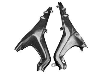 Carenatura laterale sotto il sedile Carbonio per Ducati Streetfighter V4 2020- Carbonio+Fibra di Vetro | Tela | Brillante