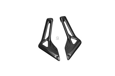 Carenado lateral debajo de asiento Carbono por MV Agusta Dragster 800 2014-2018 / RR 2015-2017 / RC 2017-2018 Carbono+Fibra de Vidrio | Patron Sencillo | Brillante