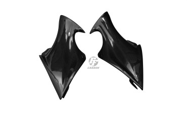 Carbon Side Panels below Seat for Suzuki GSX-S 1000 Carbon+Fibreglass | Plain Weave | Glossy