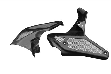 Carénage Latéral au-dessous réservoir Carbone pour Aprilia RSV Tuono 2003-2005 
