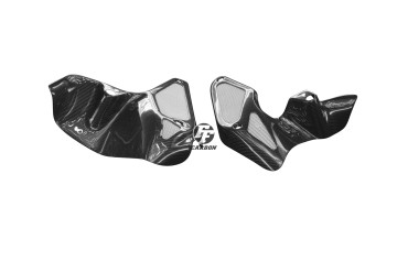 Carenatura laterale sotto il serbatoio Carbonio per Aprilia RSV Tuono 2003-2005 Carbonio+Fibra di Vetro | Spigato | Brillante