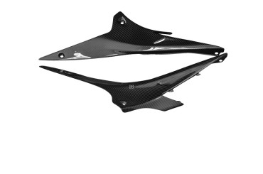 Carenatura laterale sotto il serbatoio Carbonio per Aprilia RSV4 2009-2020 / Tuono V4 2015-2020 100% Carbonio | Spigato | Brillante