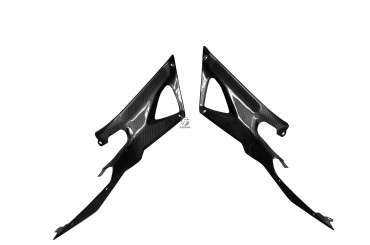Carenado lateral debajo del depósito Carbono por Ducati 1098 / 1198 / 848 100% Carbono | Patron Enlazado | Brillante