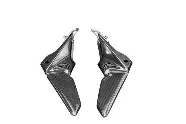Carbon Seitenverkleidung unter Tank für Honda CB 650 R / CBR 650 R 2019- Carbon+Fiberglas | Leinwand | Glossy