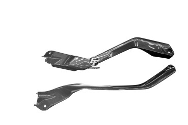 Carénage Latéral au-dessous réservoir Carbone pour Honda CRF 1000 L Africa Twin 2016-2019 Carbone+Fibre de Verre | Toile Contraignant | Brillant