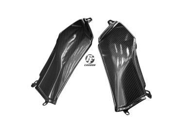 Carbon Seitenverkleidung unter Tank für Kawasaki Z900 2017- Carbon+Fiberglas | Köper | Glossy