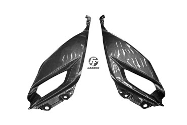 Carénage Latéral au-dessous réservoir Carbone pour Suzuki GSX-S 750 2016- Carbone+Fibre de Verre | Toile Contraignant | Brillant