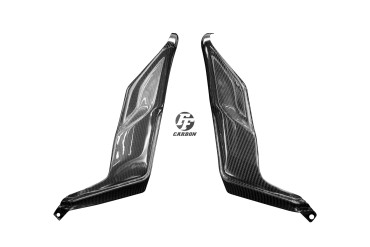 Carenatura laterale sotto il serbatoio Carbonio per Triumph Street Triple 765 2017- 100% Carbonio | Spigato | Brillante