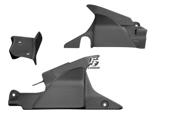 Carbon Lateral Fairing (3 Parts) for Honda VFR 800 V-TEC 2002-2013 Carbon+Fibreglass | Twill Weave | Matt
