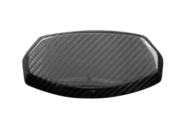 Tapa de asciento (Accesorio) Carbono por KTM 1290 Super Duke R 2014-2017 Carbono+Fibra de Vidrio | Patron Enlazado | Brillante