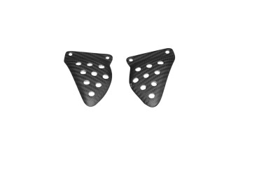 Platine repose pieds arrière Carbone pour Buell XB S/R 100% Carbone | Toile Sergé | Mat