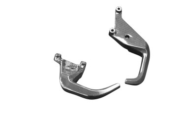 Poignées Passager Carbone pour KTM 790 Adventure / R / R Rally / 890 Adventure 100% Carbone | Toile Contraignant | Brillant