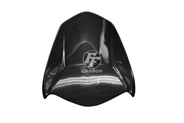 Cubierta de asiento de pasajero (divario minore) Carbono por KTM 1290 Super Duke R 2017- Carbono+Fibra de Vidrio | Patron Sencillo | Brillante