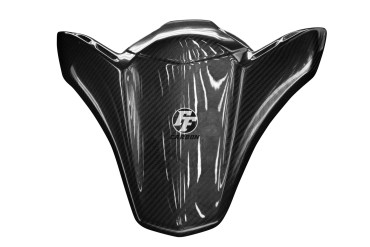Cubierta de asiento de pasajero Carbono por Kawasaki Z900 2017- Carbono+Fibra de Vidrio | Patron Enlazado | Brillante