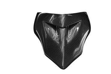 Coprisedile passeggero Carbonio per MV Agusta Brutale 920 / 990 / 1090 Carbonio+Fibra di Vetro | Spigato | Brillante