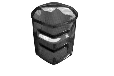 Carbon Soziussitz Abdeckung für Suzuki B-King 1300 2007-2011 Carbon+Fiberglas | Leinwand | Glossy
