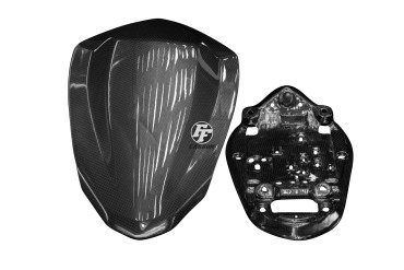 Carbon Soziussitz Abdeckung für Triumph Street Triple 765 2017- Carbon+Fiberglas | Leinwand | Glossy