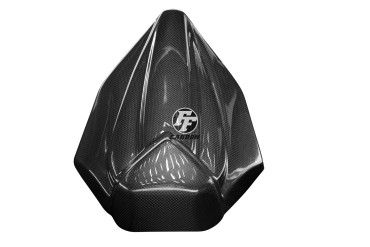 Cubierta de asiento de pasajero Carbono por Yamaha MT-07 2013-2017 Carbono+Fibra de Vidrio | Patron Sencillo | Brillante