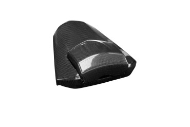 Cubierta de asiento de pasajero Carbono por Yamaha YZF-R6 2008-2016 Carbono+Fibra de Vidrio | Patron Sencillo | Brillante