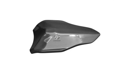 Carbon Pillion Seat Cover Complete for Ducati 848 / 1098 / 1198 Plain Weave | Glossy