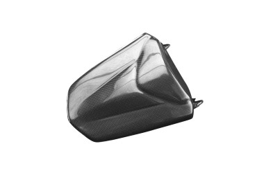 Capot de Selle Passager (montable uniquement avec Coque arrière) Carbone pour Honda CB 650 R / CBR 650 R 2019-2020 Carbone+Fibre de Verre | Toile Contraignant | Brillant