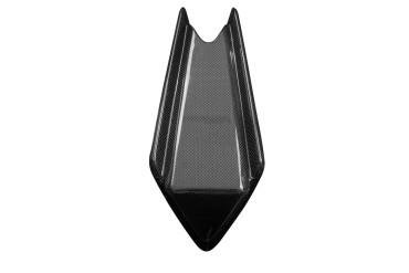 Coprisedile passeggero (pezzo di ricambio) Carbonio per Aprilia RSV4 2021- / RSV4 Factory 2021- Carbonio+Fibra di Vetro | Spigato | Brillante