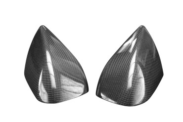 Covertor de espejo Carbono por Aprilia RS 660 Carbono+Fibra de Vidrio | Patron Sencillo | Brillante