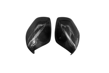 Carbon Mirror Cover for Suzuki GSX 1300 R Hayabusa Carbon+Fibreglass | Twill Weave | Glossy