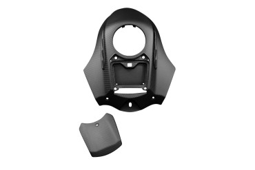 Cache du réservoir Carbone pour BMW R 1200 GS Adventure Carbone+Fibre de Verre | Toile Sergé | Mat