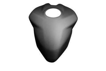 Cache du réservoir Carbone pour Ducati Panigale 959 / 1299 Carbone+Fibre de Verre | Toile Contraignant | Mat