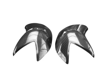 Cache du réservoir Carbone pour Kawasaki Z1000 2014-2020 Carbone+Fibre de Verre | Toile Sergé | Brillant