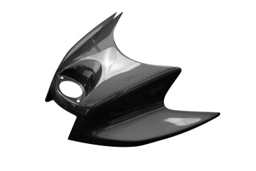 Carbon Tank Cover for Yamaha MT-01 Carbon+Fibreglass | Plain Weave | Glossy