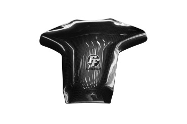 Covertor del depósito (Accesorio) Carbono por Yamaha MT-09 2013-2016 / 2017-2020 100% Carbono | Patron Sencillo | Brillante