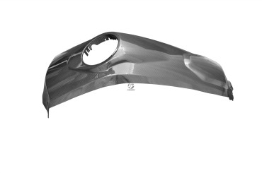 Carenado de depósito (parte central) Carbono por BMW R1200GS 2013-2018 / R1250GS 2017-2020 Carbono+Fibra de Vidrio | Patron Sencillo | Brillante
