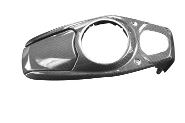 Carbon Tank Fairing (Central Unit) for Ducati Multistrada V4 2021- Carbon+Fibreglass | Plain Weave | Glossy