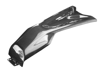 Carenado de depósito (parte central) Carbono por Yamaha MT 07 2021- Carbono+Fibra de Vidrio | Patron Enlazado | Brillante