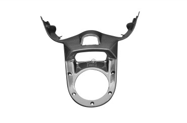 Carenado de depósito superior Carbono por Ducati Diavel 2010-2018 Carbono+Fibra de Vidrio | Patron Sencillo | Brillante