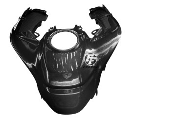 Carbon Tankverkleidung Oberseite für Ducati Multistrada 1200 2015-2017 / 1200S Touring / 1260 2018- Carbon+Fiberglas | Leinwand | Glossy