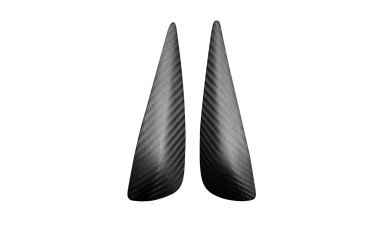 Carénage du réservoir (parties Latérales) Carbone pour Aprilia RS 660 Carbone+Fibre de Verre | Toile Sergé | Mat