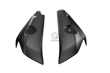 Carénage du réservoir (parties Latérales) Carbone pour Honda CBR 1000 RR 2017-2019 Carbone+Fibre de Verre | Toile Sergé | Mat