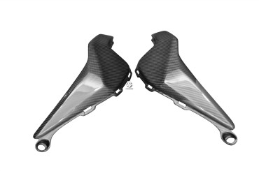 Carenado de depósito (paneles laterales) Carbono por Honda CBR 1000 RR Fireblade 2012-2016 100% Carbono | Patron Enlazado | Brillante