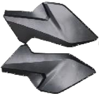 Carénage du réservoir (parties Latérales) Carbone pour Honda CBR 400 R 2022- 
