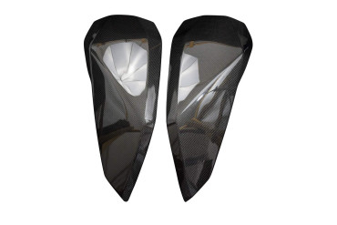 Carbon Tank Fairing (Lateral Parts) for KTM 690 Enduro/ SMC 2008-2010 Carbon+Fibreglass | Plain Weave | Glossy
