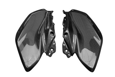 Carbon Tankverkleidung Seitenteile für Kawasaki Z H2 2020- Carbon+Fiberglas | Leinwand | Glossy